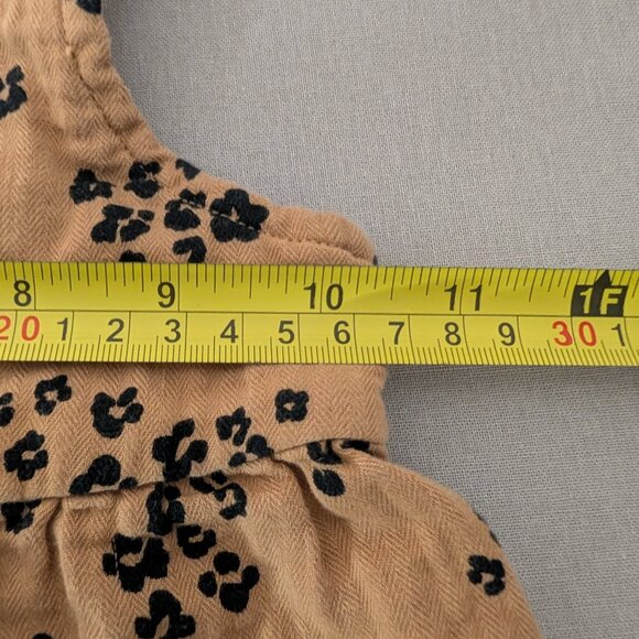 Baby & Toddler Girl Jumping Beans Tan and Black Flower Print Size 3T - Picture 4 of 7